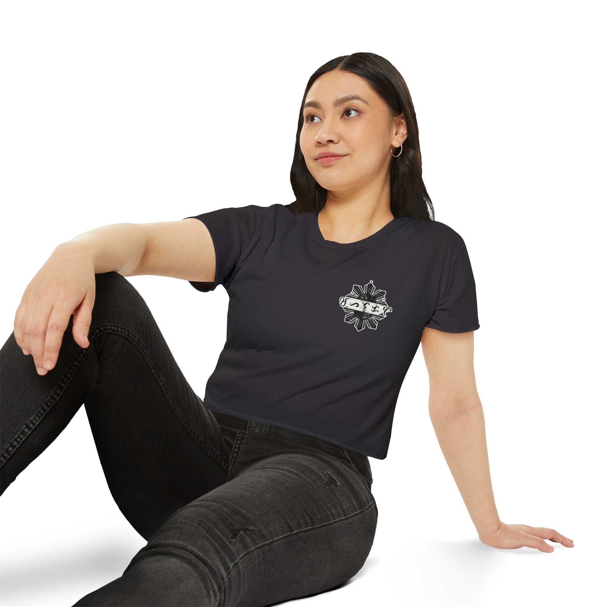 Mahal Kita Baybayin Crop Tee