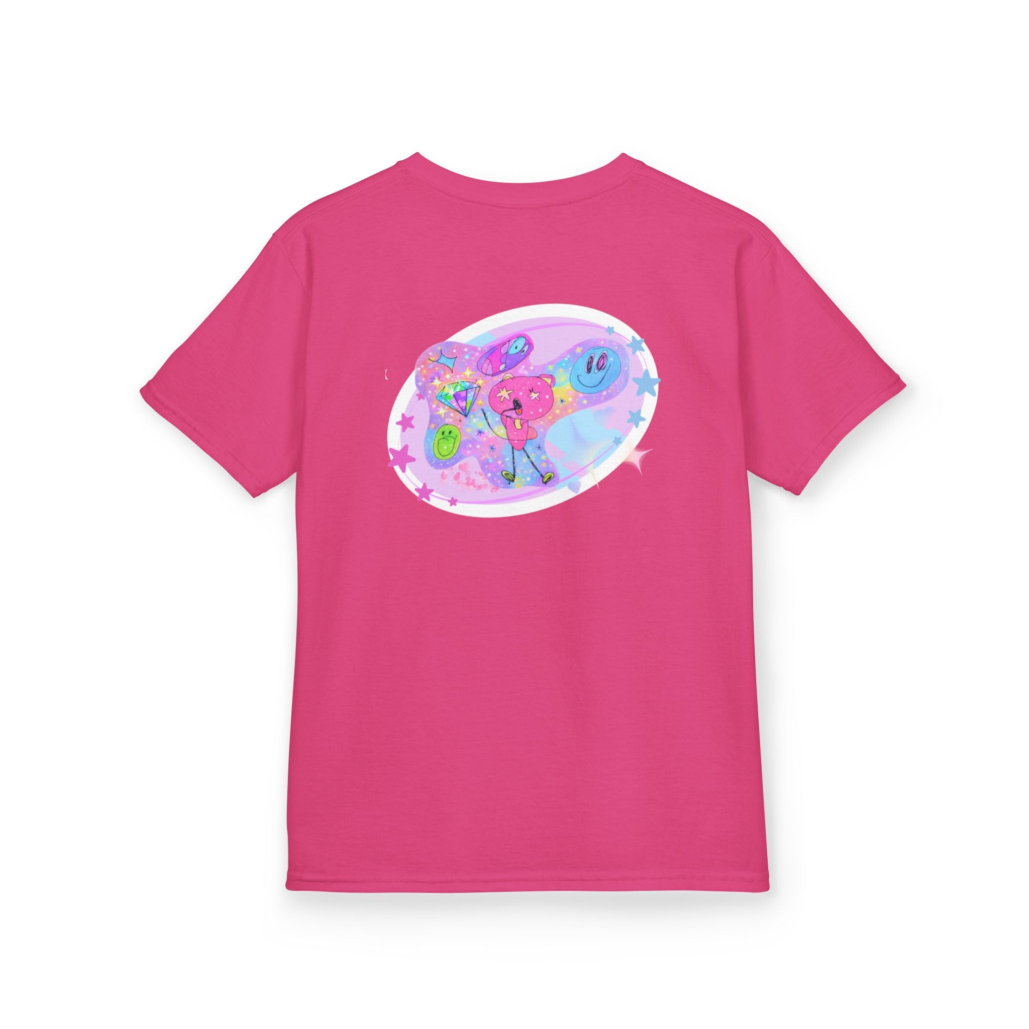 Diamonds kids girls graphic tee heliconia V's Designs youth streetwear Spam Loves Rice
