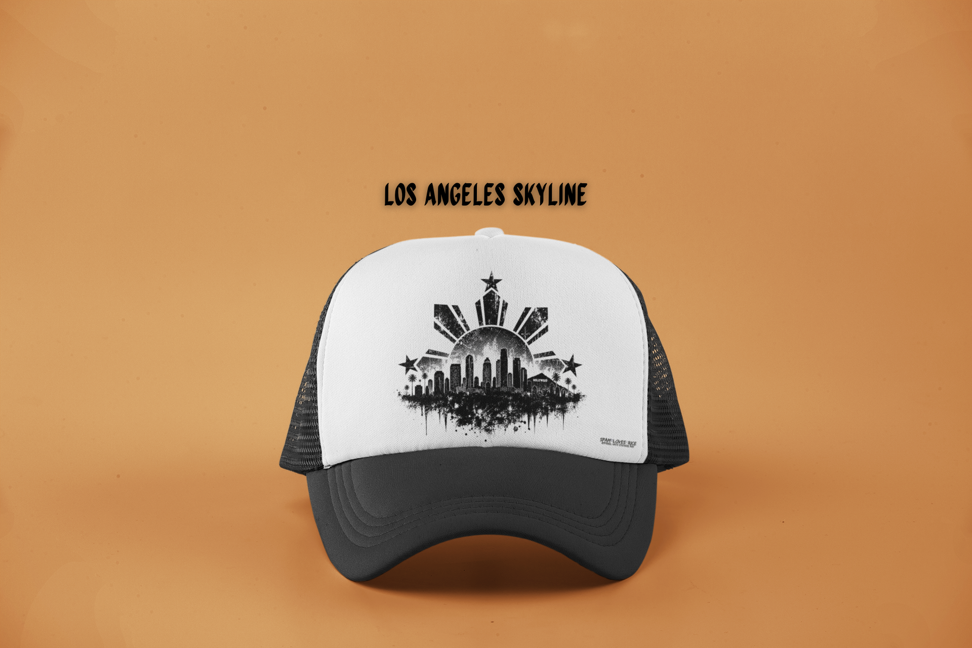 Filipino Roots City Skyline Trucker Hat | Phillipine Sun & Stars