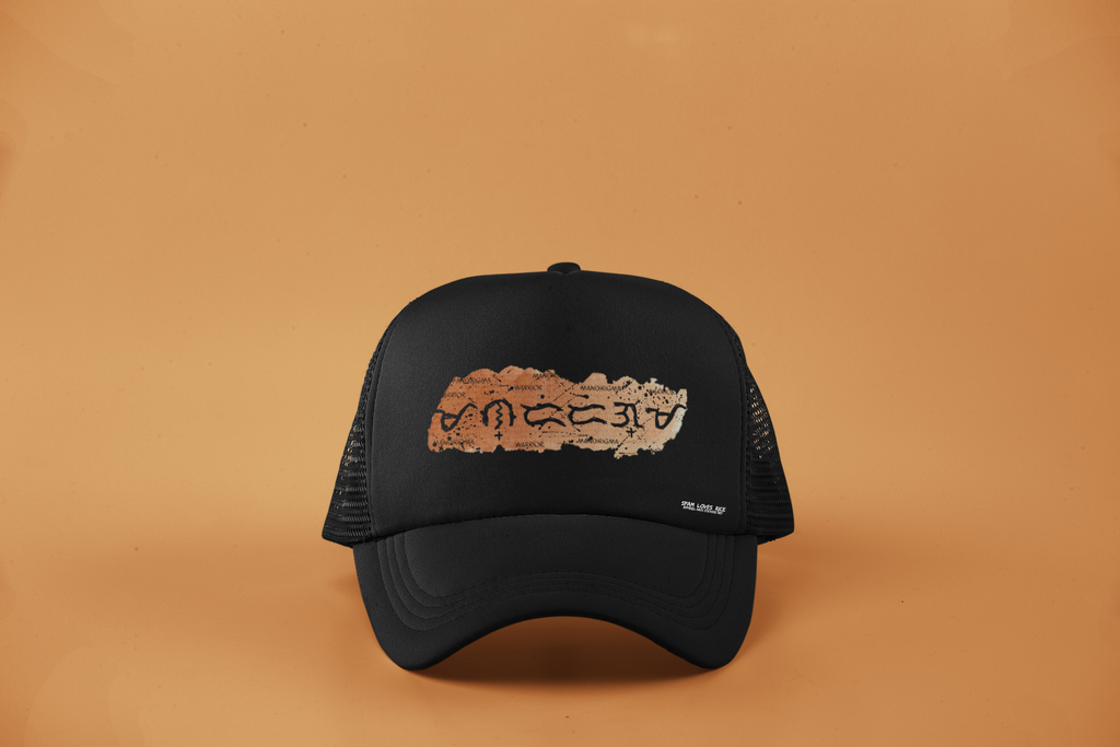 Mandirigma Baybayin Trucker Hat | Filipino Warrior Script Hat