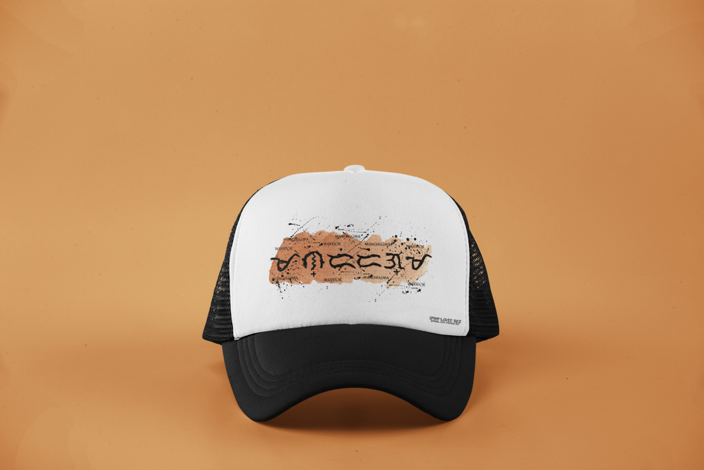 Mandirigma Baybayin Trucker Hat | Filipino Warrior Script Hat