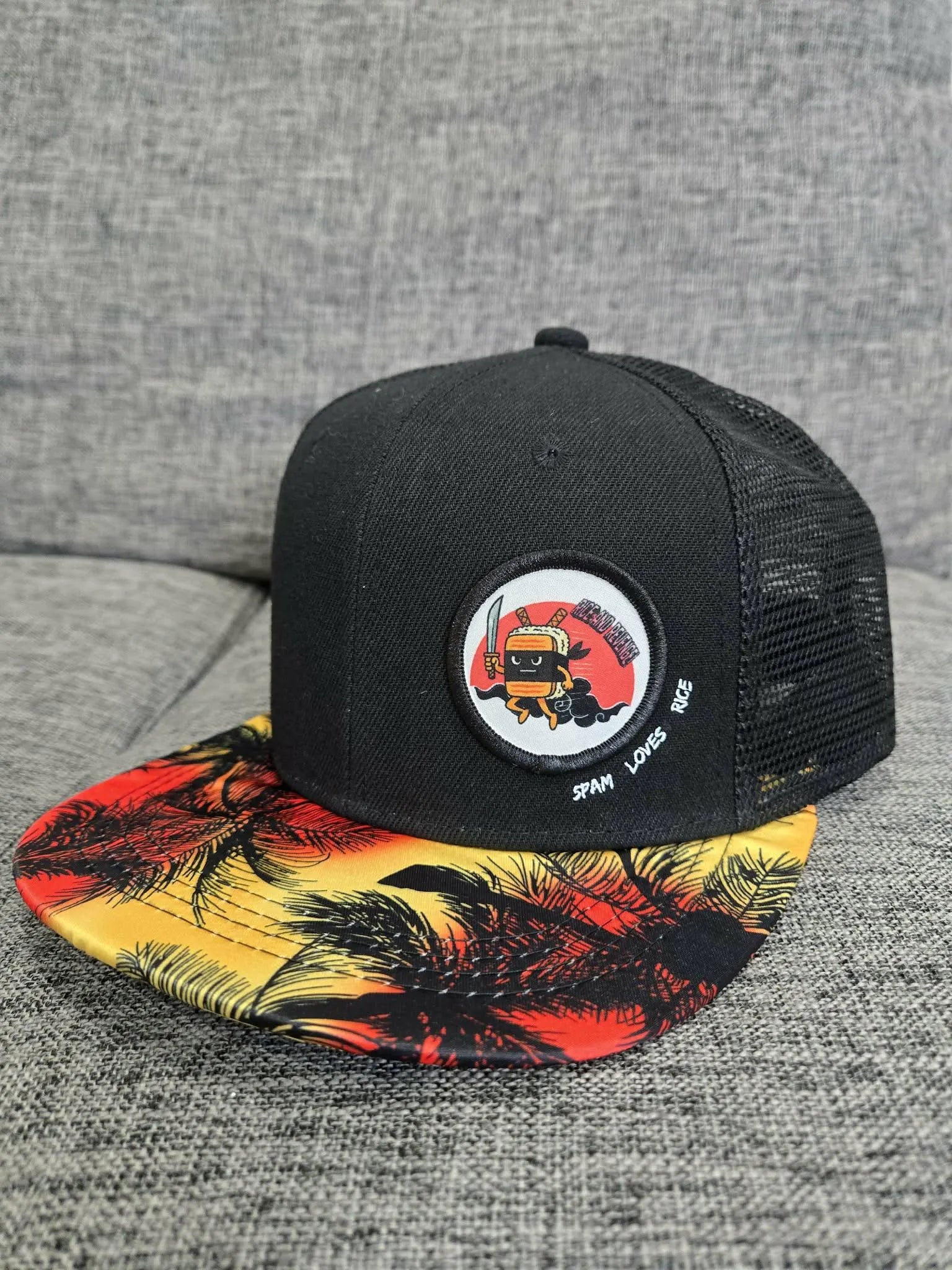 Rice and Revenge Patch Flatbill Snapback