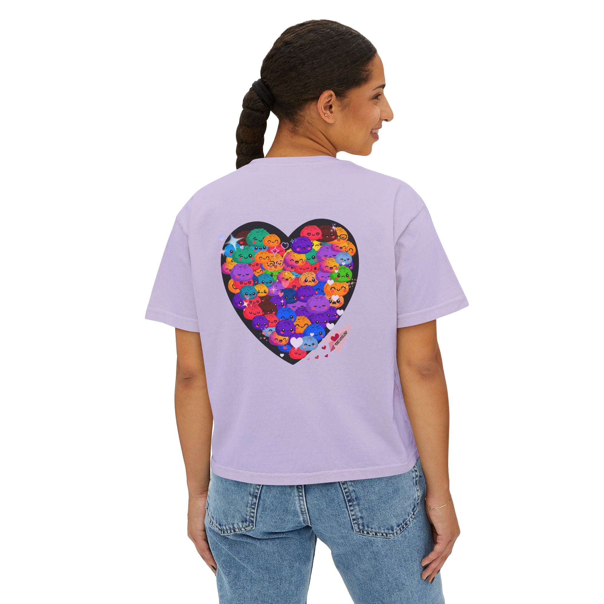 You are Enough Boxy Crop Tee | Garment Dyed | Island Worn Collection