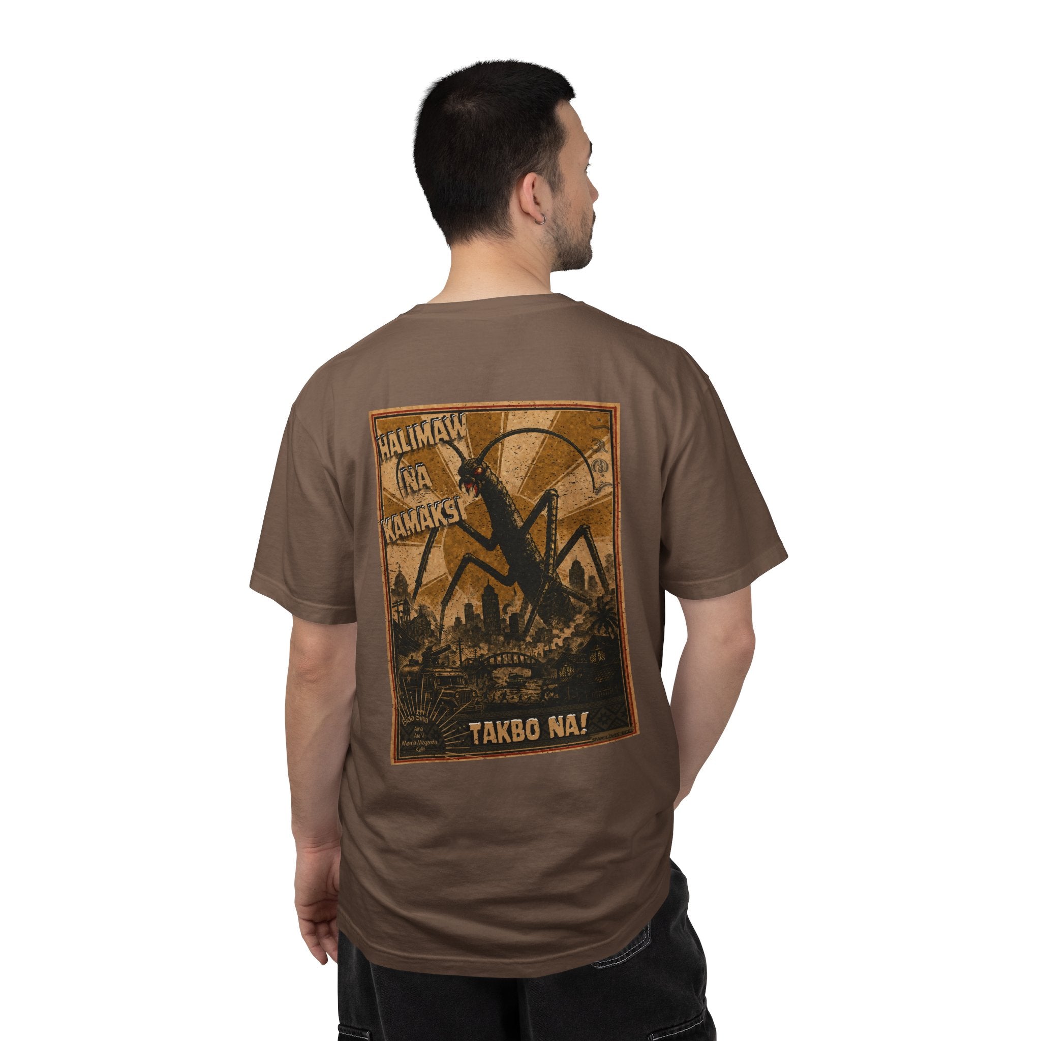Halimaw na Kamaksi Vintage Kaiju Poster Tee | Filipino Monster Movie Graphic shirt