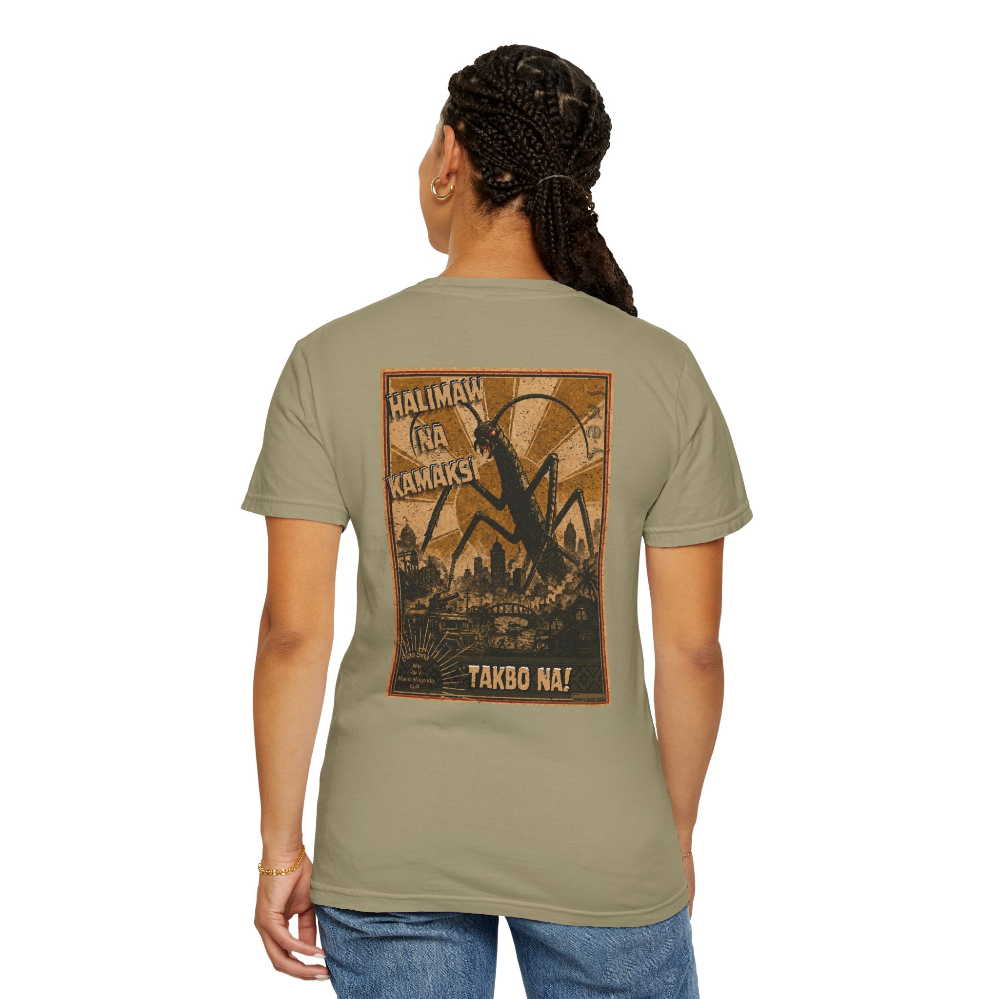 Halimaw na Kamaksi Vintage Kaiju Poster Tee | Filipino Monster Movie Graphic shirt