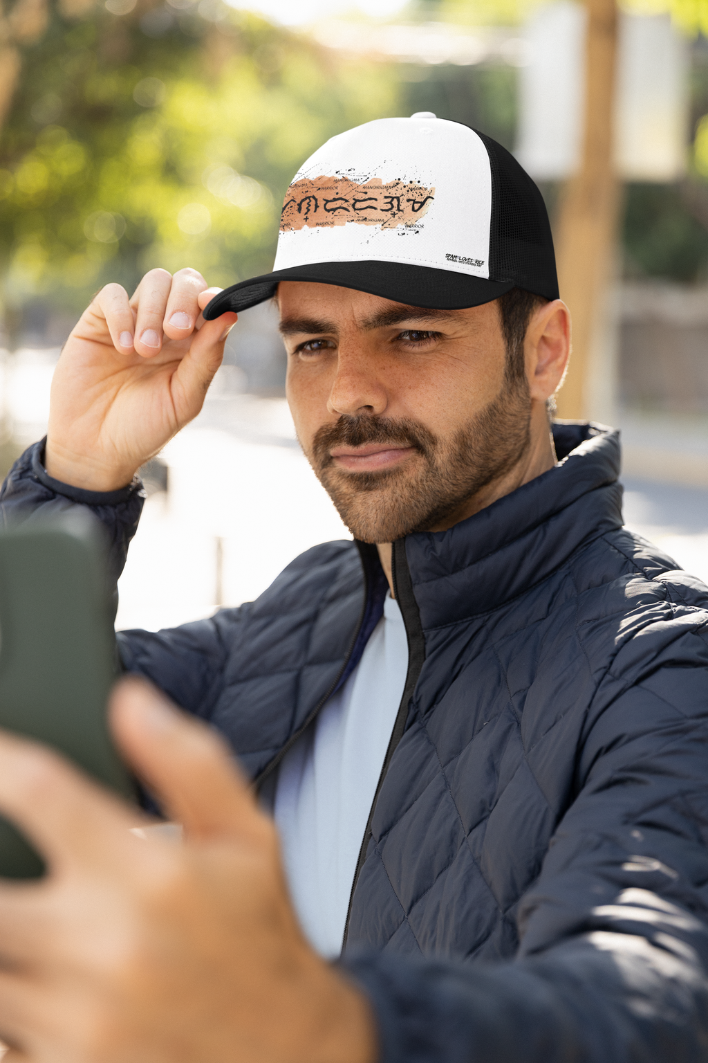 Mandirigma Baybayin Trucker Hat | Filipino Warrior Script Hat