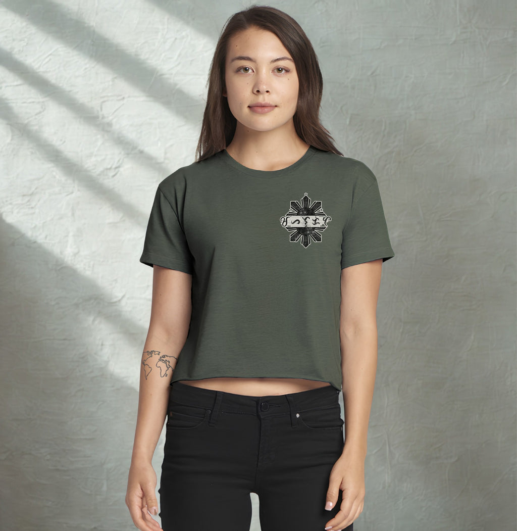 Mahal Kita Baybayin Crop Tee